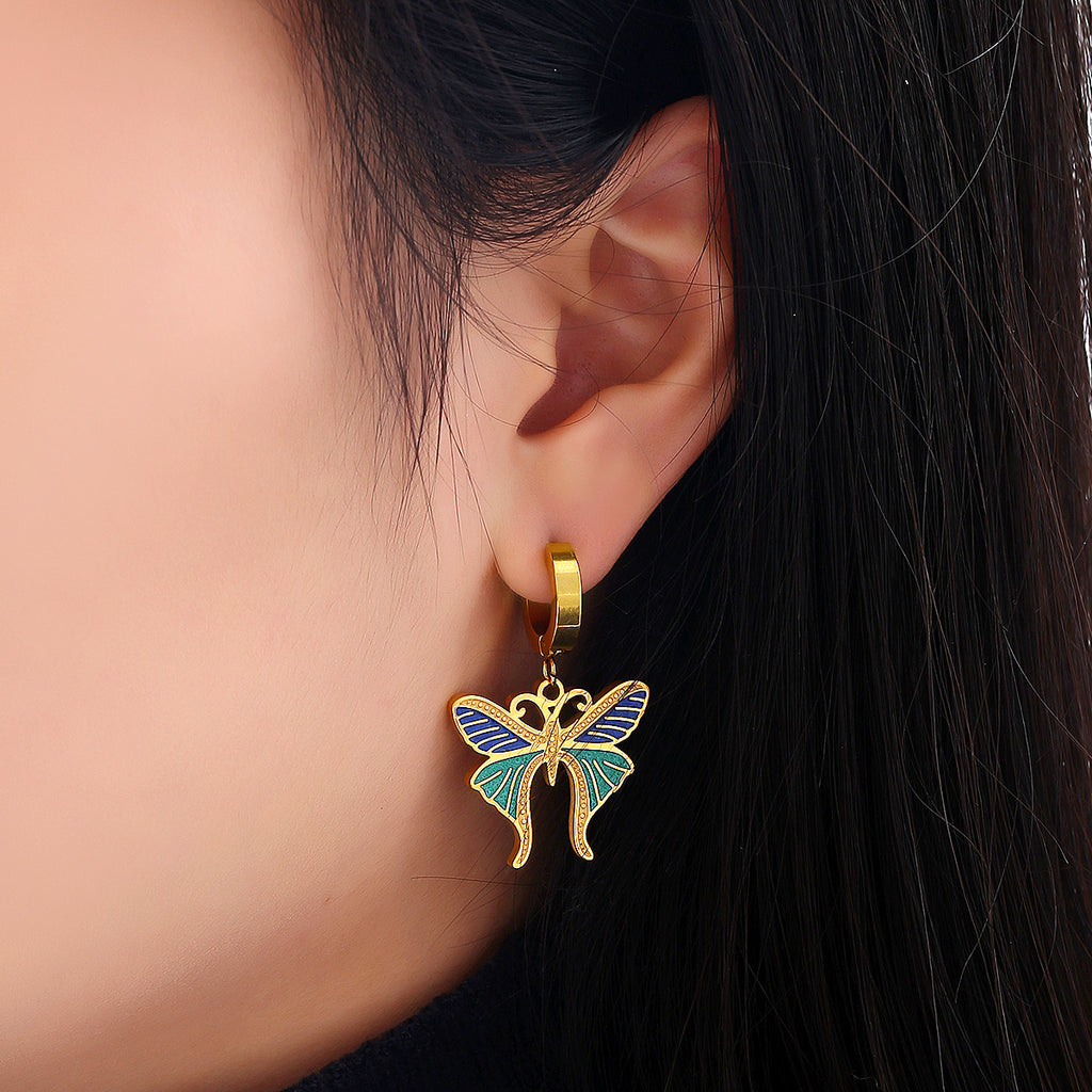 Colorful Butterfly Earrings