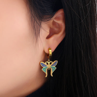 Colorful Butterfly Earrings