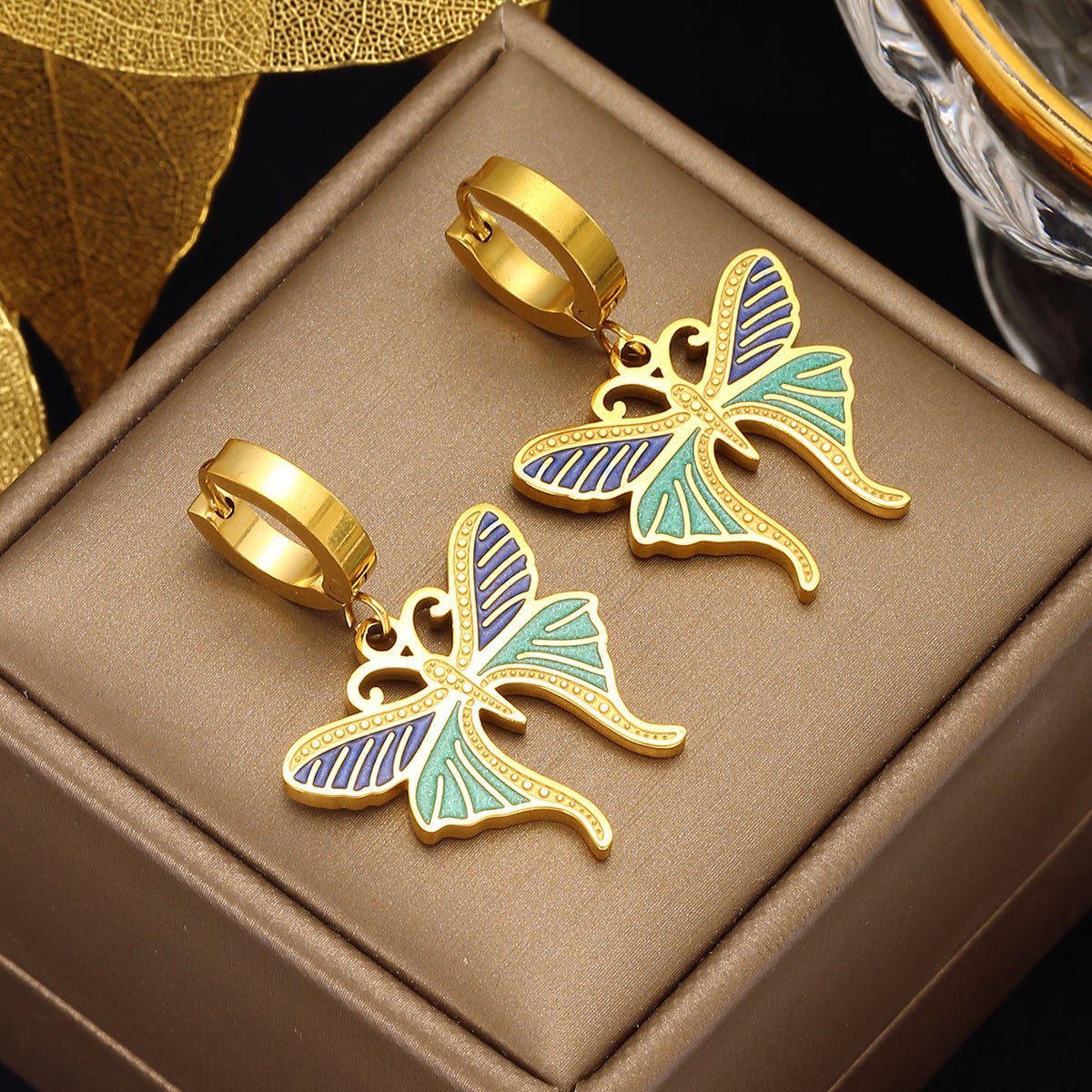 Colorful Butterfly Earrings