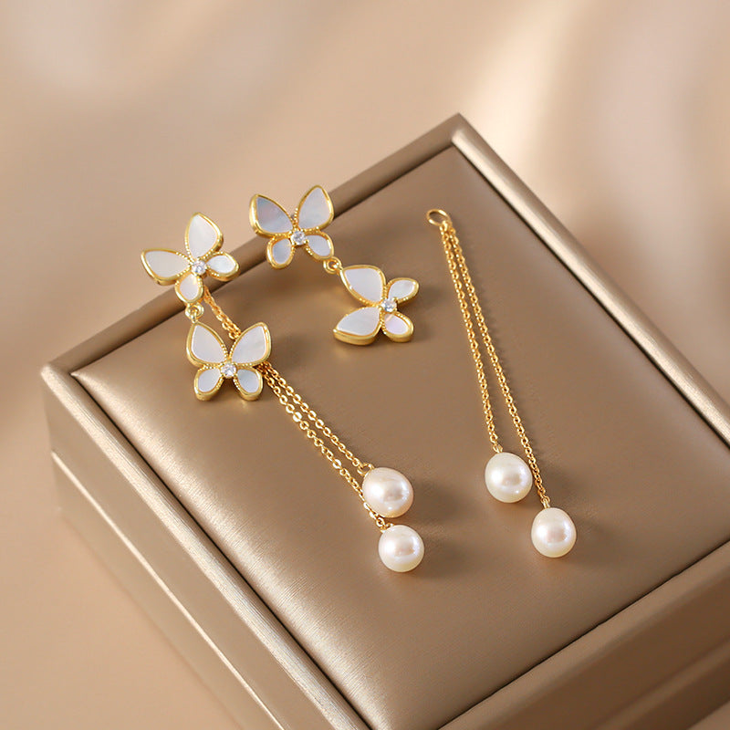 Butterfly Tassel Earrings