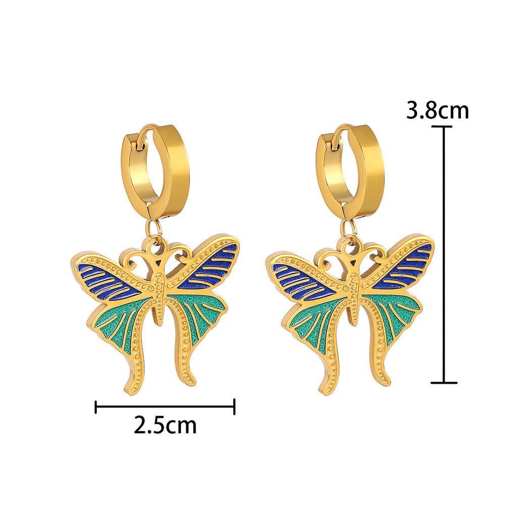 Colorful Butterfly Earrings