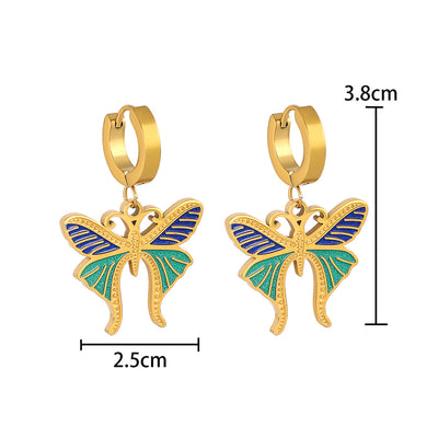 Colorful Butterfly Earrings
