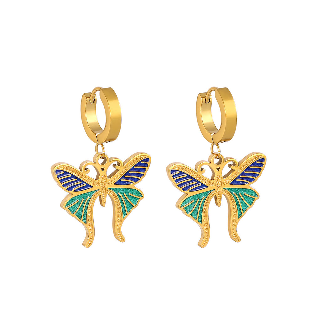 Colorful Butterfly Earrings