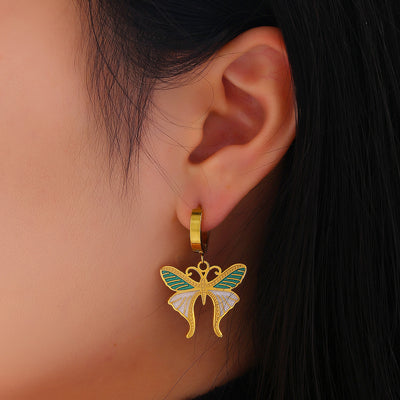Colorful Butterfly Earrings